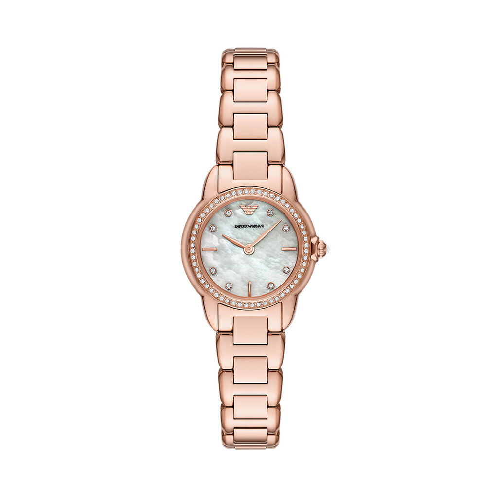 Montre Emporio Armani Nacre Blanche - Montres Femme | Histoire d’Or