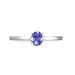 Bague Lily Or Blanc Tanzanite - Bagues solitaires Femme | Histoire d’Or