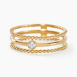 Bague Lazzaro Or Jaune Diamant - Bagues avec pierre Femme | Histoire d&rsquo;Or