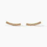 Boucles D'oreilles Grimpantes Jennyferine Plaqu&eacute; Or Jaune Oxydes - Boucles d'oreilles fantaisie Femme | Histoire d&rsquo;Or