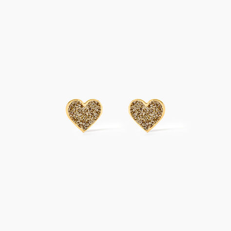 Boucles D'oreilles Puces Marta Or Jaune - Clous d'oreilles Femme | Histoire d&rsquo;Or