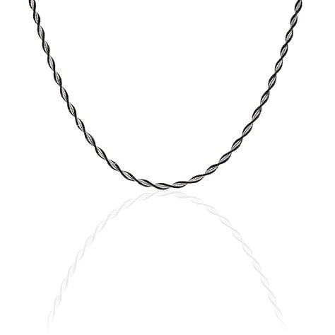 Collier Abie Torsade Argent Bicolore - Chaines Femme | Histoire d’Or