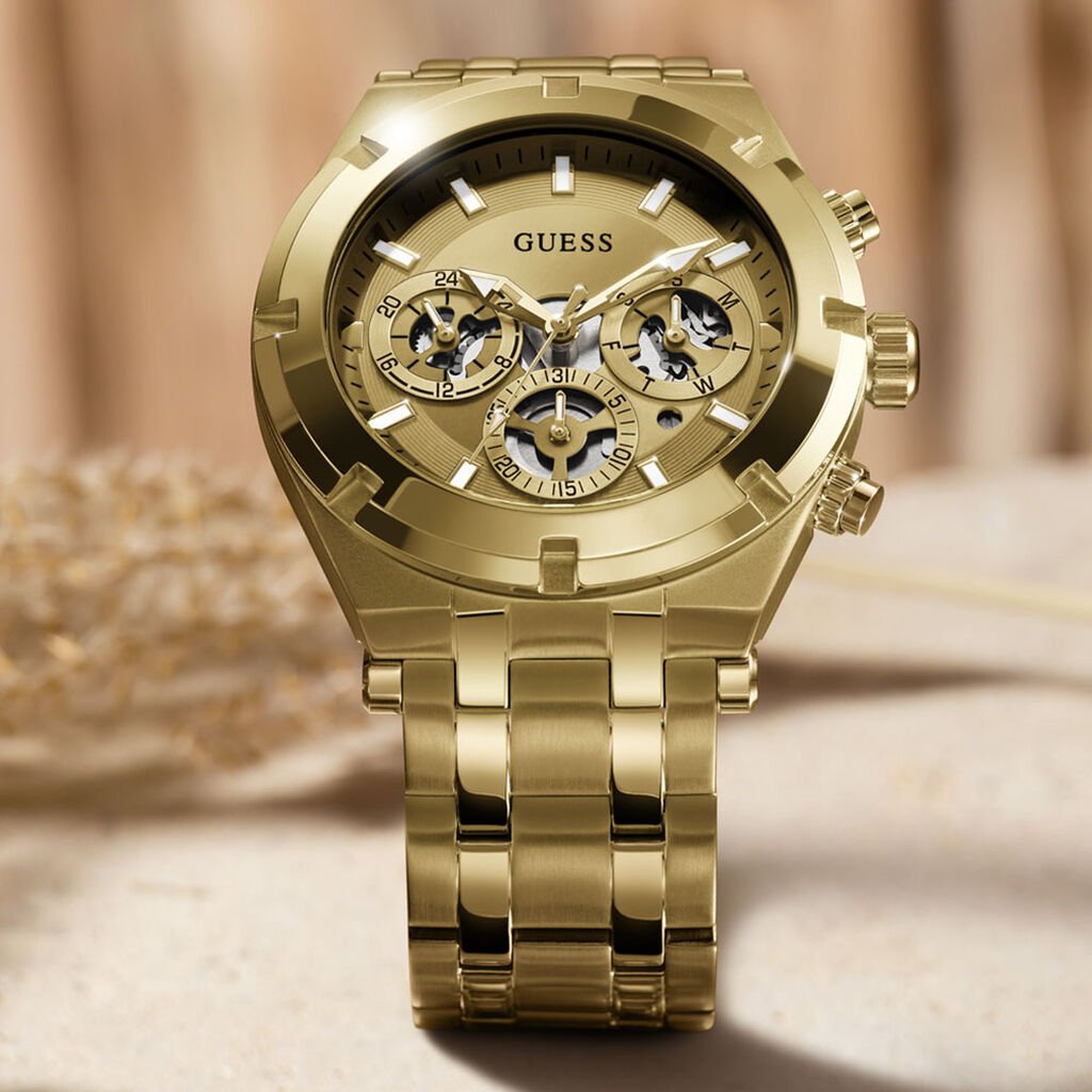 Montre Guess Continental Champagne - Montres Homme | Histoire d’Or