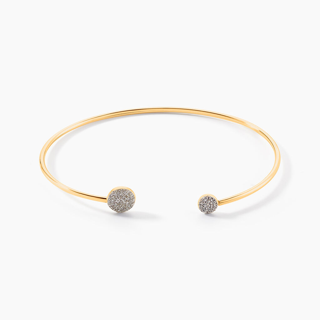 Bracelet Jonc Ileana Or Jaune - Bracelets joncs Femme | Histoire d&rsquo;Or