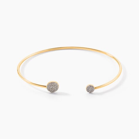 Bracelet Jonc Ileana Or Jaune - Bracelets joncs Femme | Histoire d&rsquo;Or