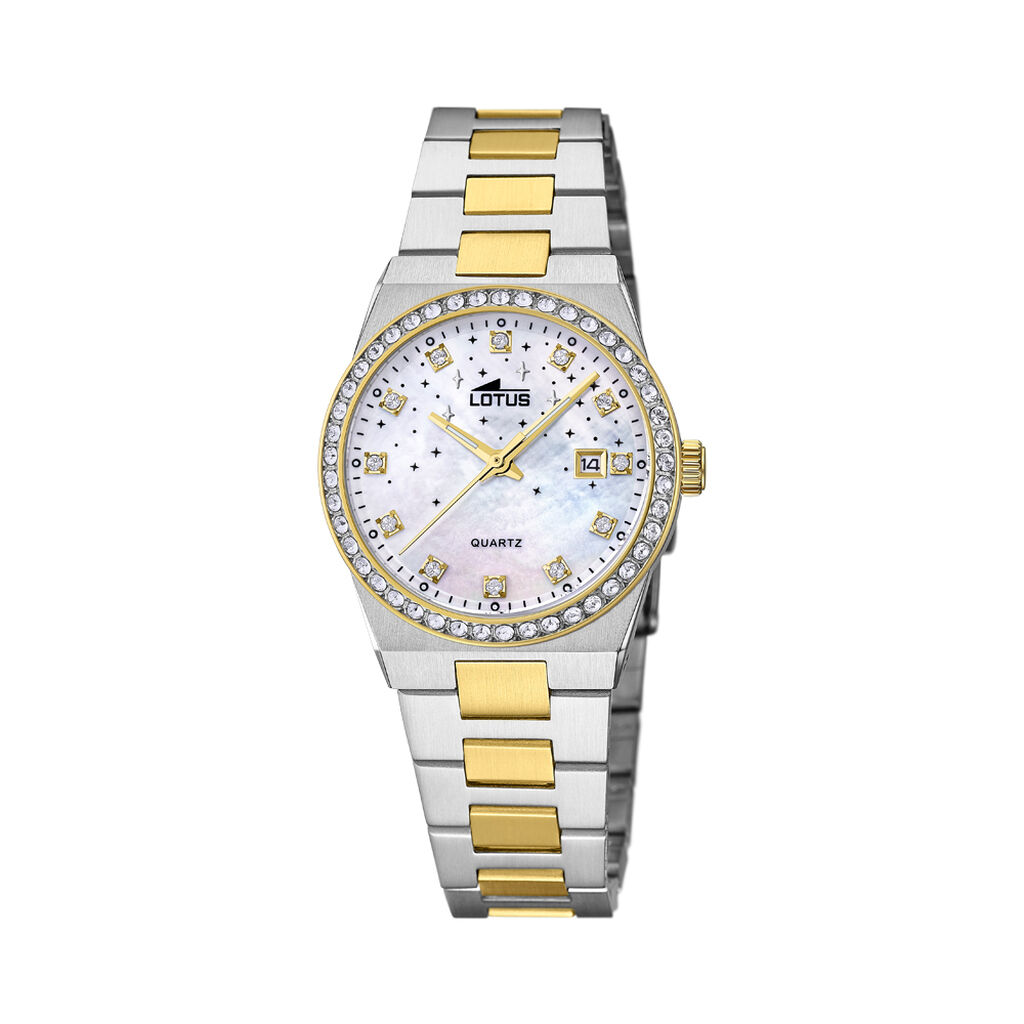 Montre Lotus Freedom Collection Nacre Blanche - Montres Femme | Histoire d’Or