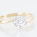 Bague Solitaire Lysia Or Jaune Diamant - Bagues solitaires Femme | Histoire d&rsquo;Or