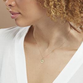 Pendentif Or Jaune Astraea Oxyde De Zirconium - Pendentifs Zodiaque Femme | Histoire d’Or