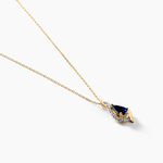Collier Or Jaune Angelika Saphir - Colliers Femme | Histoire d&rsquo;Or