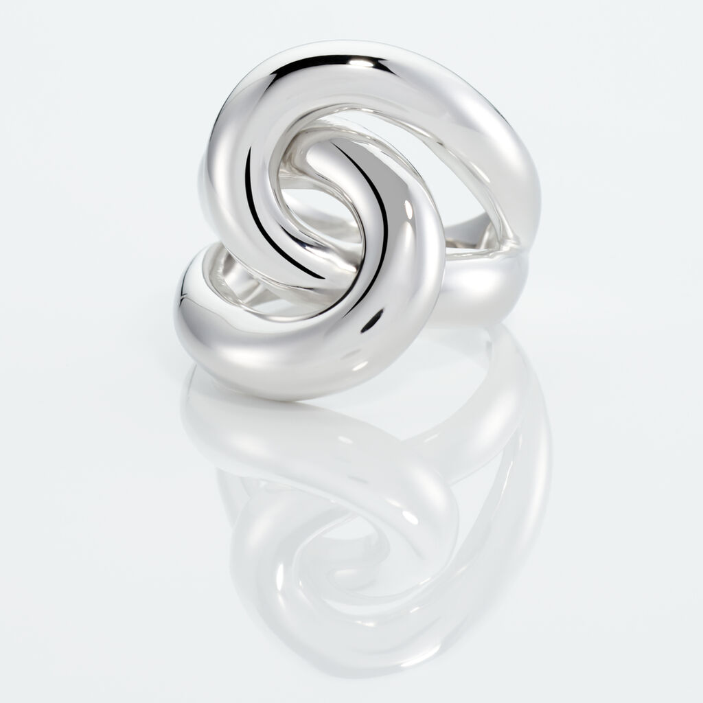 Bague Chaili Argent Blanc - Bagues fantaisie Femme | Histoire d&rsquo;Or
