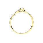 Bague Solitaire Livia Or Jaune Diamant - Bagues solitaires Femme | Histoire d&rsquo;Or