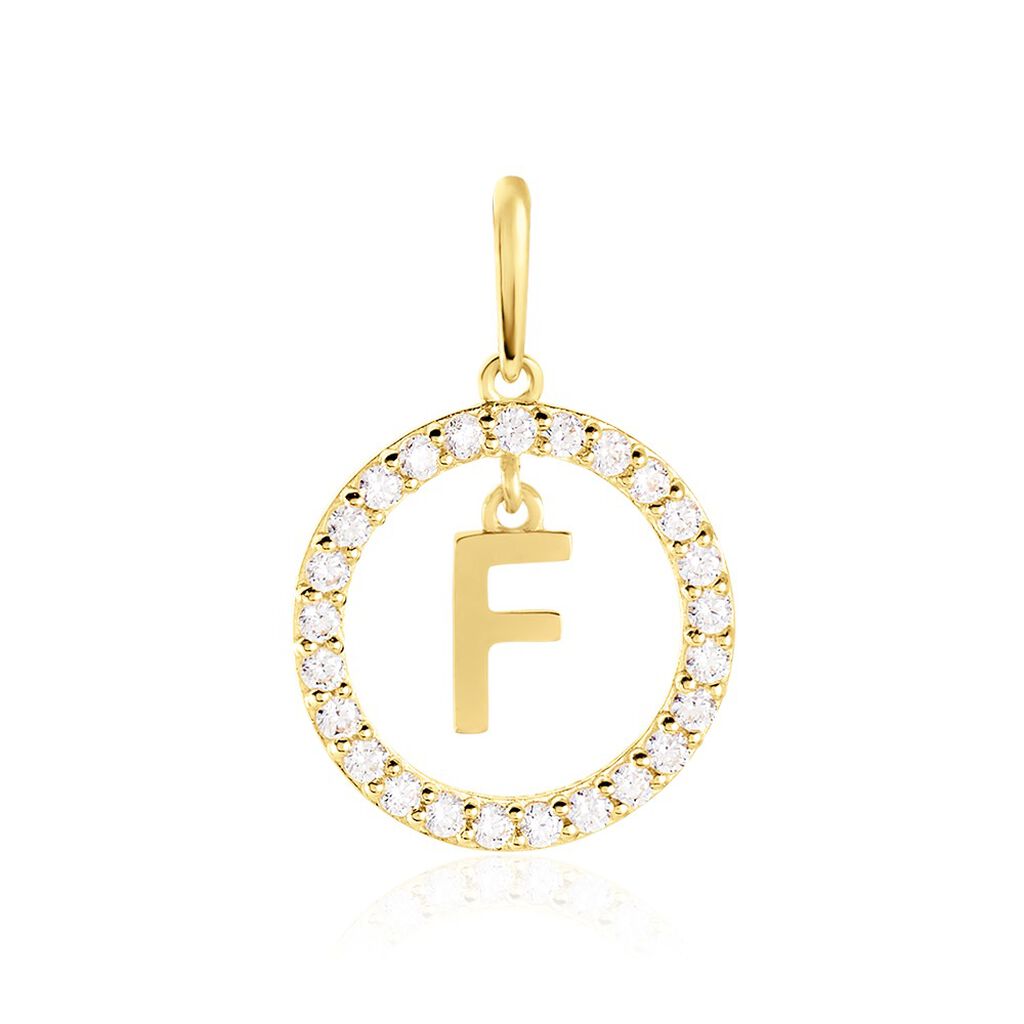 Pendentif Gabe Or Jaune Oxyde De Zirconium - Pendentifs Femme | Histoire d’Or