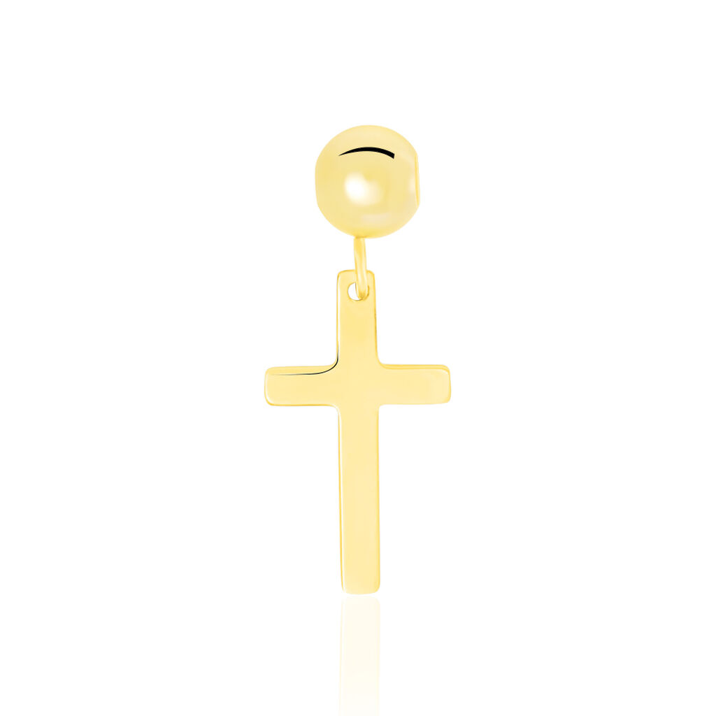 Charms Croix religieuse Or Jaune 375/1000 B3PFJW03590 • Histoire d'Or