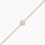 Bracelet Tilde Plaqu&eacute; Or Jaune Oxyde De Zirconium - Bracelets Femme | Histoire d&rsquo;Or