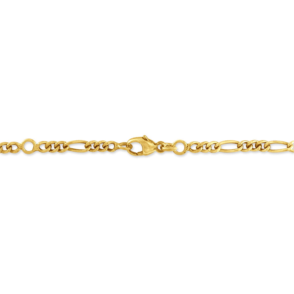 Bracelet Identité Fanelia Maille Marine Or Jaune - Bracelets Communion Enfant | Histoire d’Or