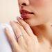 Bague Diamotion Or Blanc Diamant - Bagues solitaires Femme | Histoire d’Or