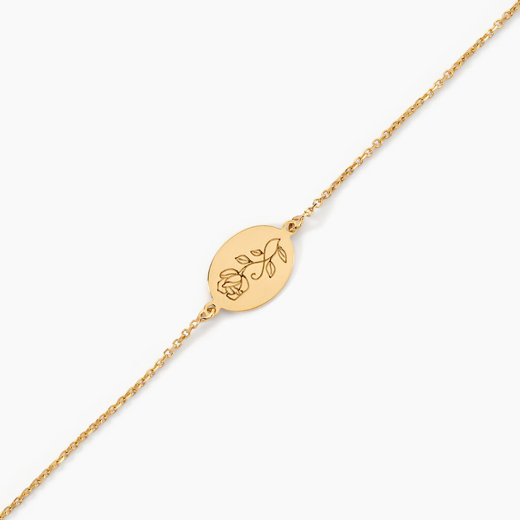 Bracelet Rozsa Or Jaune - Bracelets Naissance Femme | Histoire d’Or