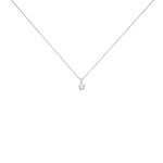Collier Natalia Platine Blanc Diamant - Colliers Femme | Histoire d&rsquo;Or