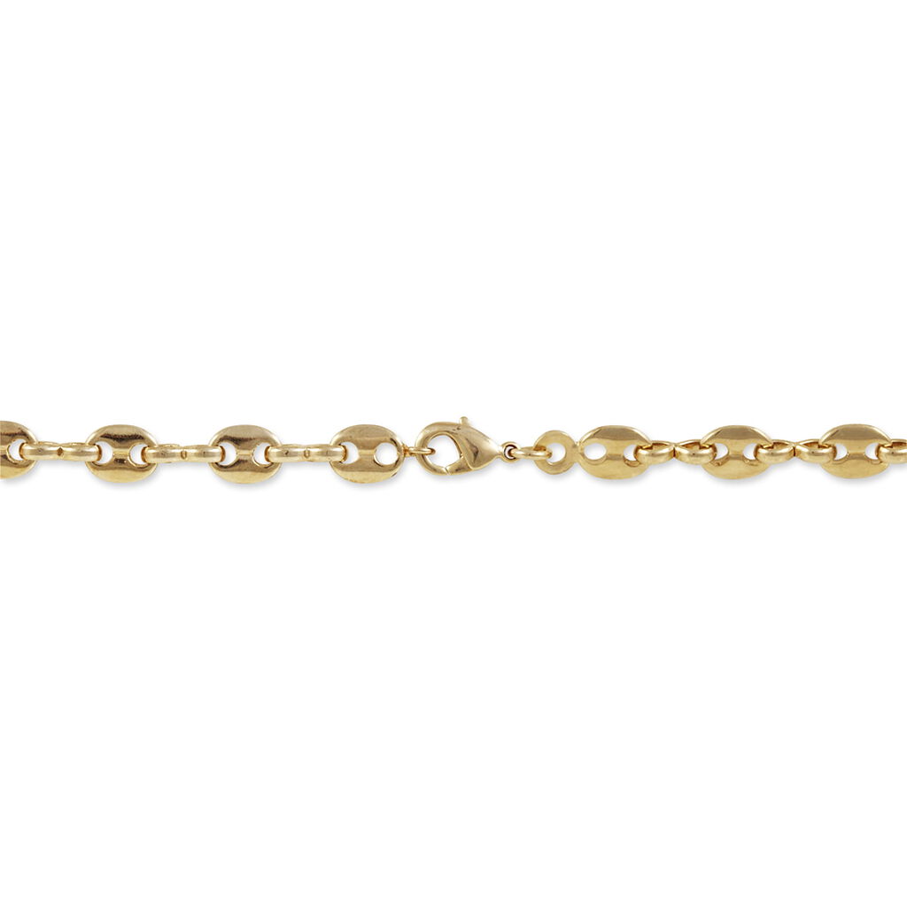 Collier William Plaqu&eacute; Or Jaune - Chaines Homme | Histoire d&rsquo;Or