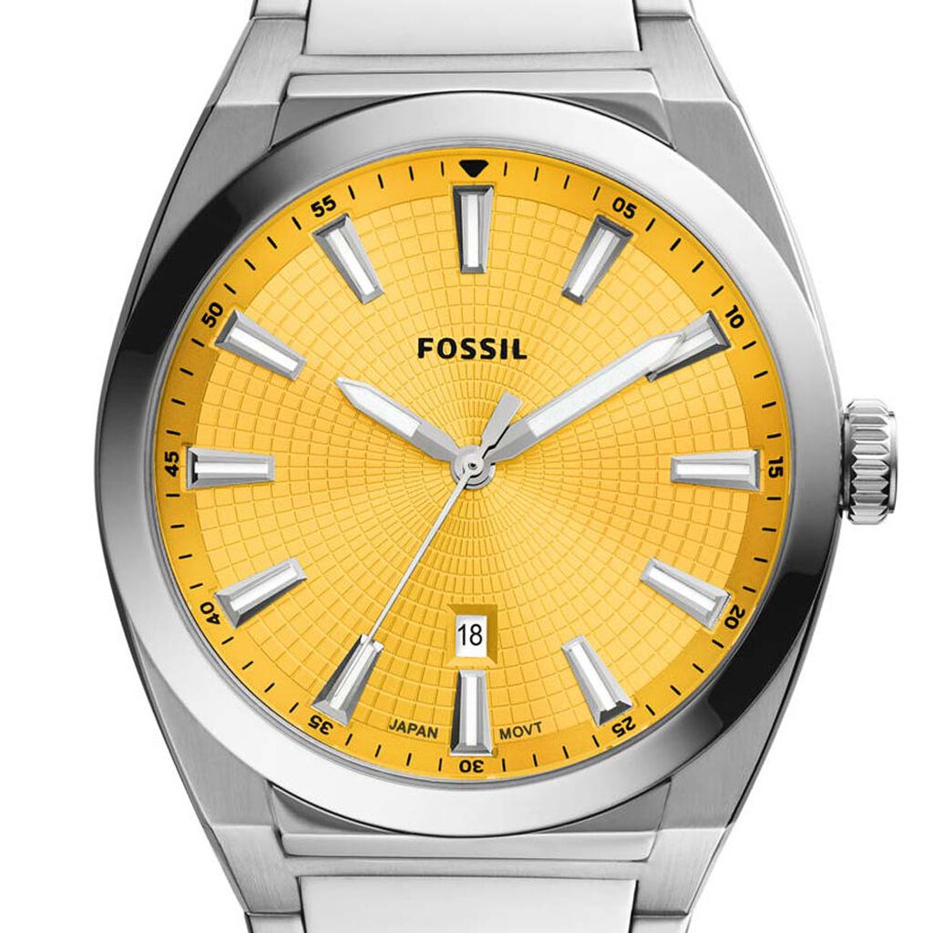 Montre Fossil Everett Jaune - Montres Homme | Histoire d’Or