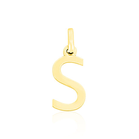 Pendentif Ionia Lettre Or Jaune - Pendentifs Famille | Histoire d’Or