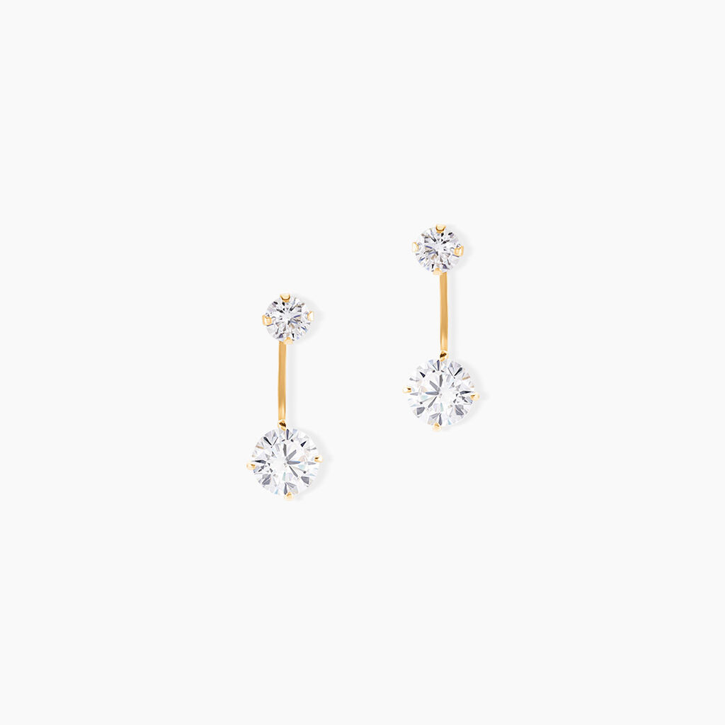 Bijoux D'oreilles Or Jaune Nerius Oxyde - Ear cuffs Femme | Histoire d&rsquo;Or