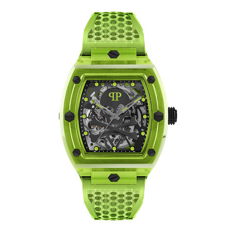 Montre Philipp Plein The $keleton Crystal Noir - Montres Homme | Histoire d’Or