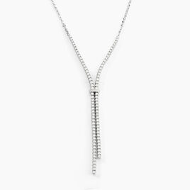 Collier Moscou Or Blanc Diamant - Colliers Femme | Histoire d’Or
