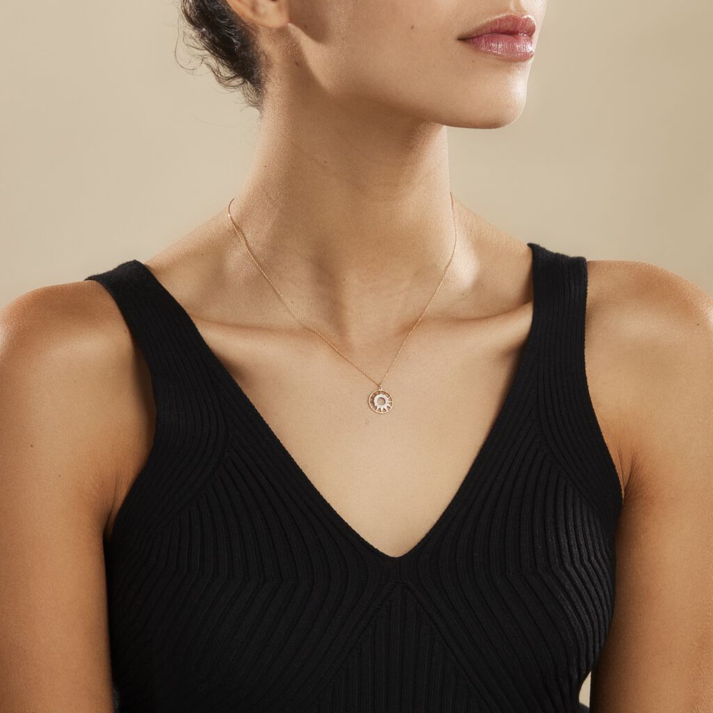 Collier Thallya Or Jaune Oxyde De Zirconium - Colliers Femme | Histoire d’Or