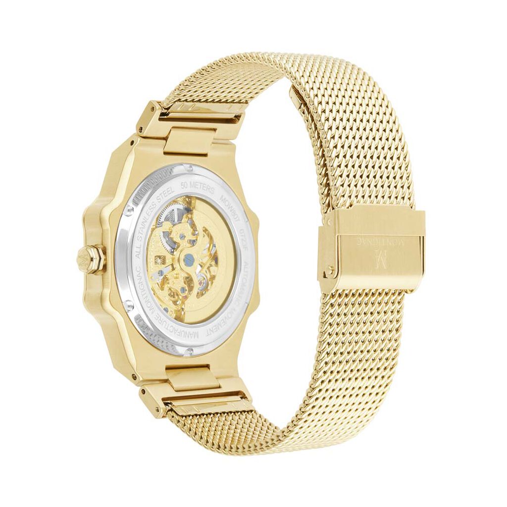 Montre Montignac Octogon Automatique Noir - Montres Homme | Histoire d’Or
