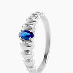 Bague Dorothy Argent Blanc Oxyde De Zirconium - Bagues solitaires Femme | Histoire d&rsquo;Or