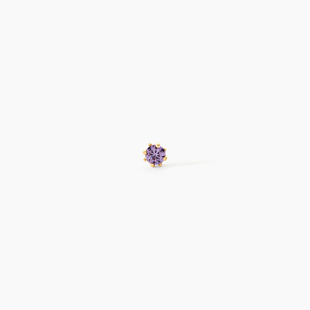 Piercing Joanina Or Jaune Oxyde De Zirconium - Piercings d'oreilles Femme | Histoire d&rsquo;Or