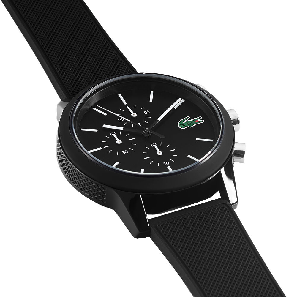 Montre lacoste sales noir et or