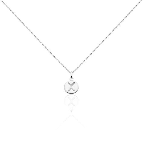 Collier Argent Eugenien Oxydes De Zirconium - Colliers fantaisie Femme | Histoire d’Or
