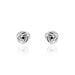 Boucles D'oreilles Puces Iloa Argent Blanc - Boucles d'oreilles fantaisie Femme | Histoire d’Or