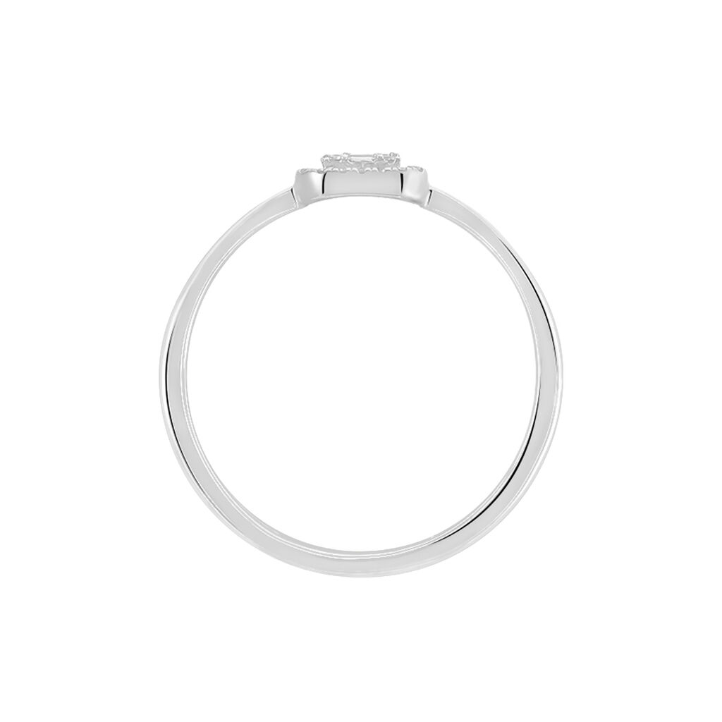 Bague Collection 1986 Or Blanc Diamant - Bagues avec pierre Femme | Histoire d’Or