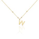Collier Plaqu&eacute; Or Jaune Lettra - Colliers fantaisie Femme | Histoire d&rsquo;Or