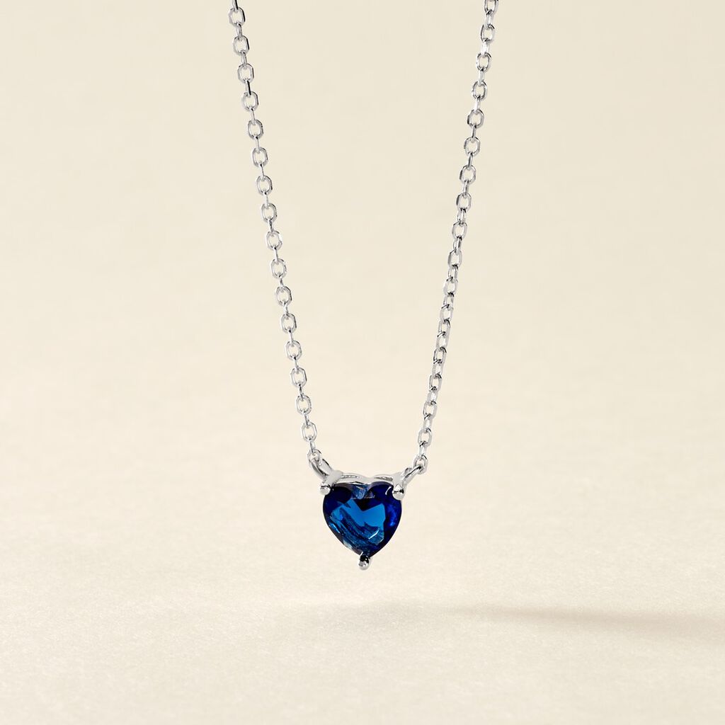 Collier Kelvyn Argent Blanc Oxyde - Colliers fantaisie Femme | Histoire d&rsquo;Or