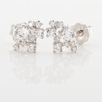 Boucles D'oreilles Pendantes Amissa Argent Blanc Oxyde De Zirconium - Boucles d'oreilles fantaisie Femme | Histoire d&rsquo;Or