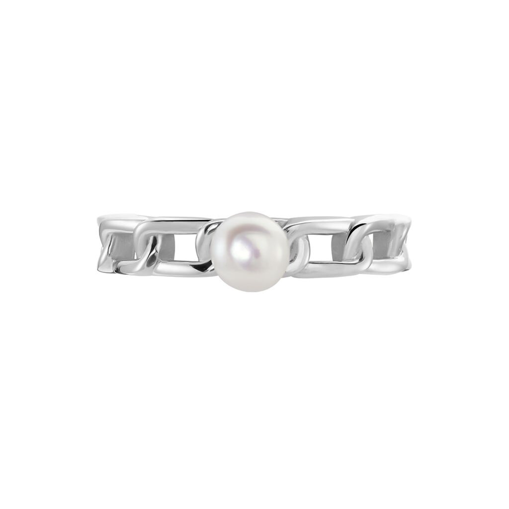 Bague Morgain Argent Perle De Culture - Bagues avec pierre Femme | Histoire d’Or