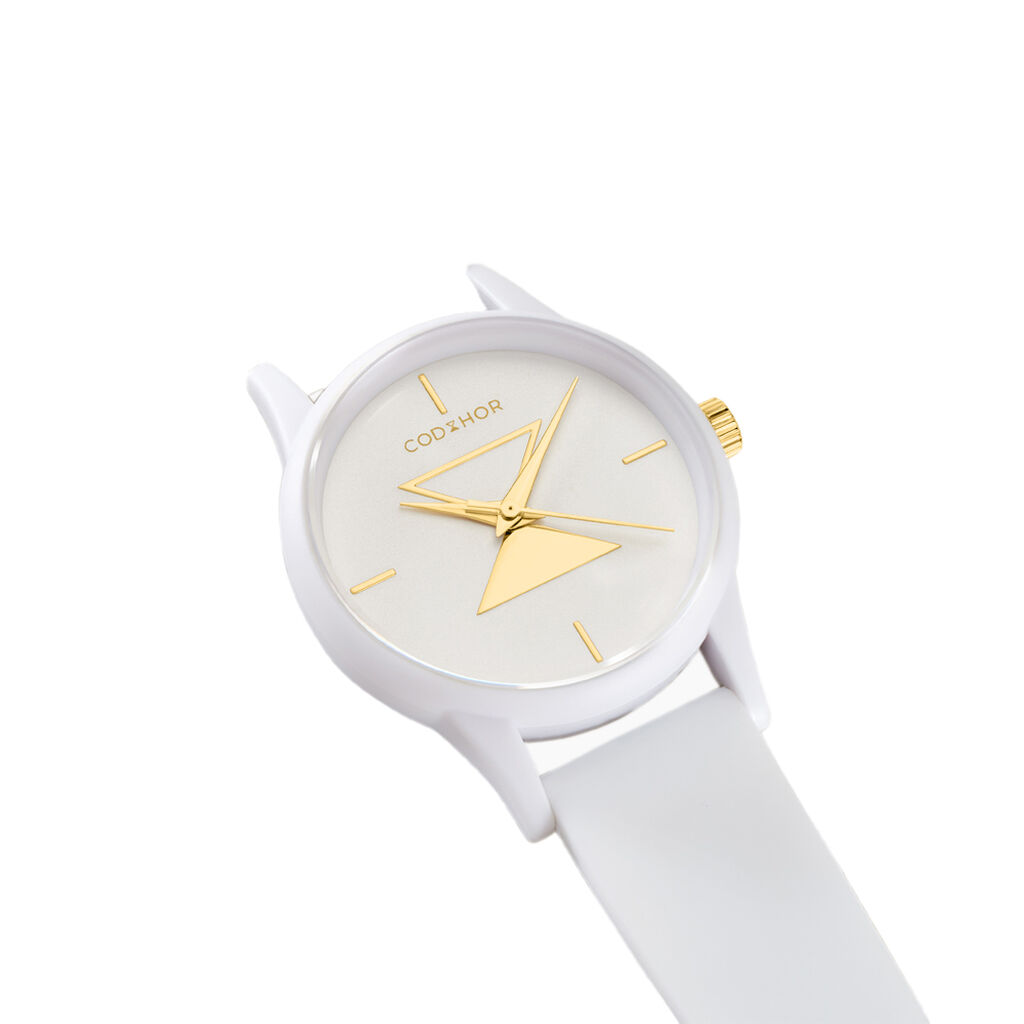 Montre Codhor Pauline Blanc - Montres Femme | Histoire d&rsquo;Or