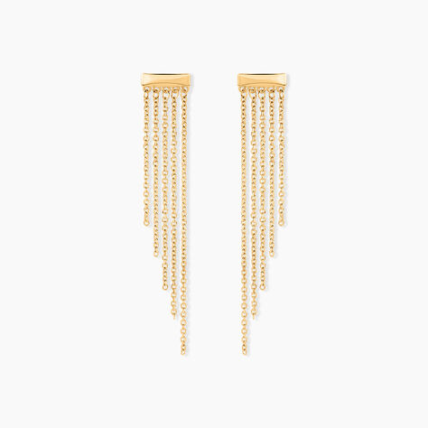 Boucles D'oreilles Pendantes Brin D'or Or Jaune - Boucles d'oreilles pendantes Femme | Histoire d’Or