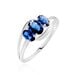 Bague Or Blanc Jaire Saphir - Bagues avec pierre Femme | Histoire d’Or