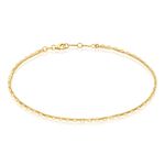 Cha&icirc;ne De Cheville Lodi Plaqu&eacute; Or Jaune - Cha&icirc;nes de cheville Femme | Histoire d&rsquo;Or