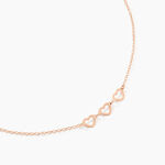 Collier Trinity Argent Rose - Ras de cou Femme | Histoire d&rsquo;Or