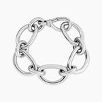 Bracelet Meghane Acier Blanc - Bijoux sans pierre Femme | Histoire d&rsquo;Or