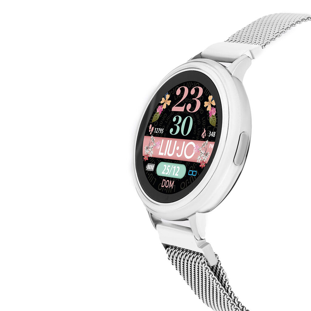Montre Connect&eacute;e Liu Jo Smartwatch Eye Silver - Montres connect&eacute;es Femme | Histoire d&rsquo;Or