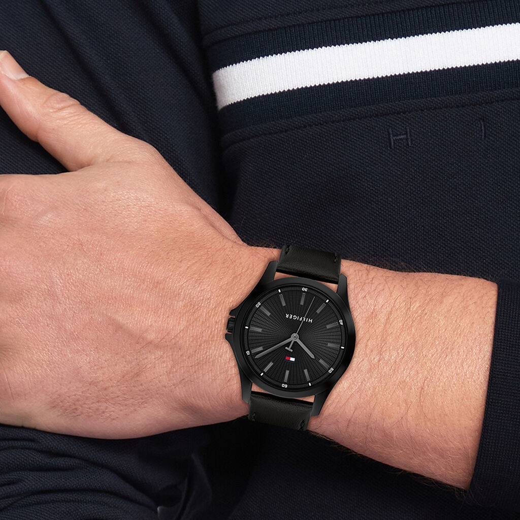 Montre Tommy Hilfiger Bruce Noir - Montres Homme | Histoire d’Or
