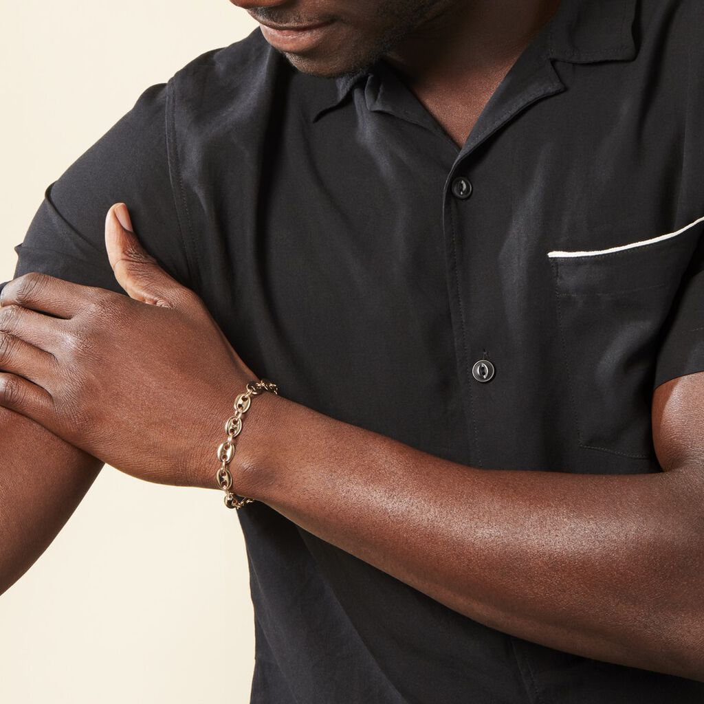 Bracelet William Plaqué Or Jaune - Bracelets chaîne Homme | Histoire d’Or