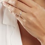 Bague Solitaire Natalia Or Blanc Diamant - Bagues solitaires Femme | Histoire d&rsquo;Or